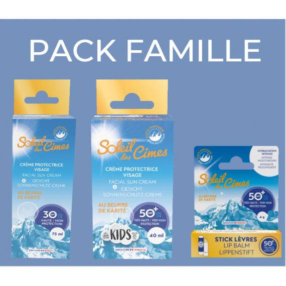 Pack famille visage et lèvres